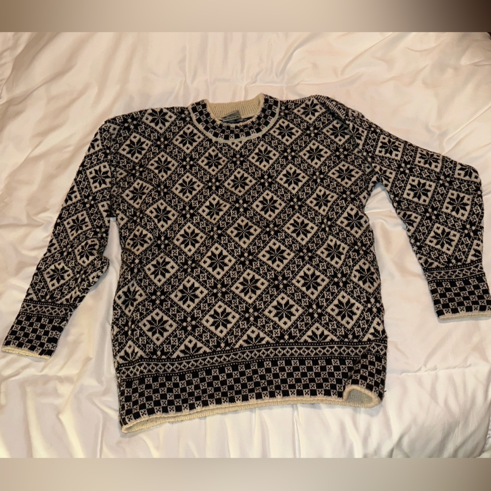 Dale of Norway Snowflake Wool Sweater